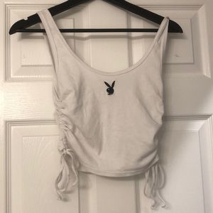 Playboy x pacsun white tank top